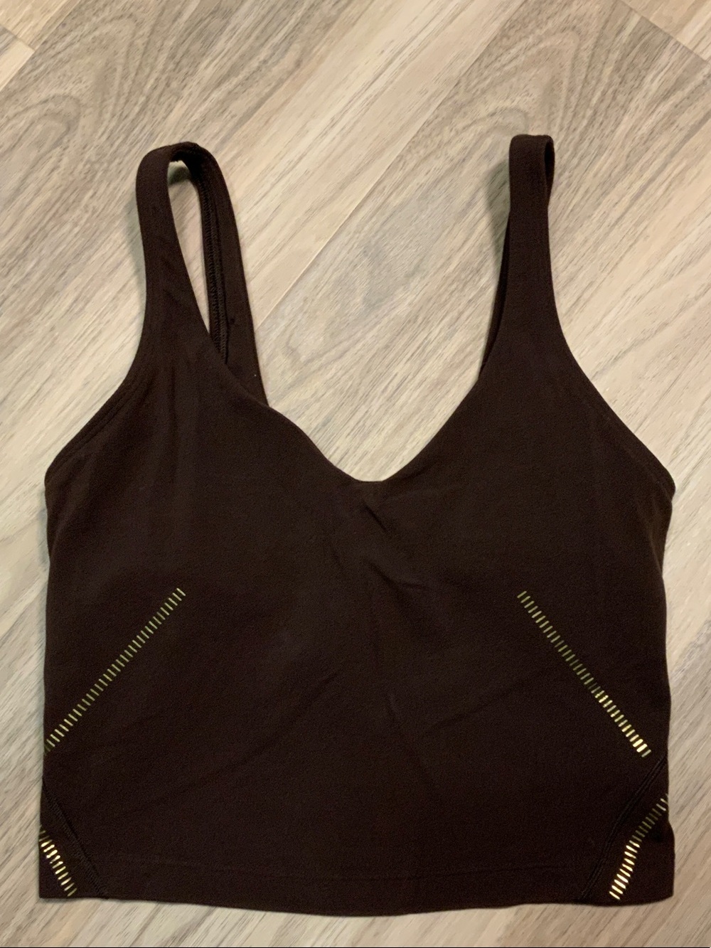 lululemon athletica Walnut Align Tank with Gold Printed Accents